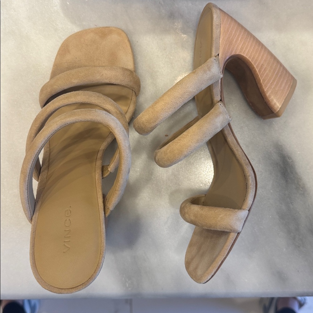 Vince Tan Strappy Sandals